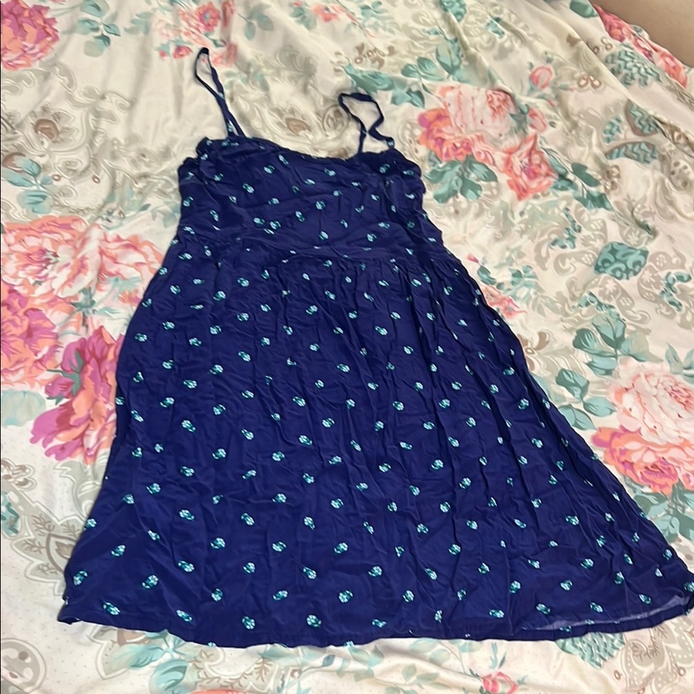 Old Navy Blue Floral Dress